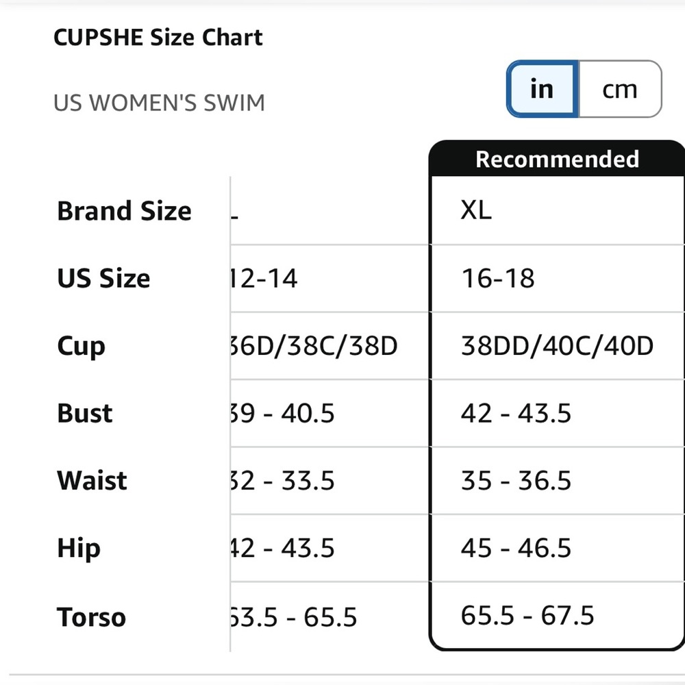 CUPSHE One Piece Swimsuit for Women Tummy Control Swim Dress Crisscross A28 - Picture 5 of 8